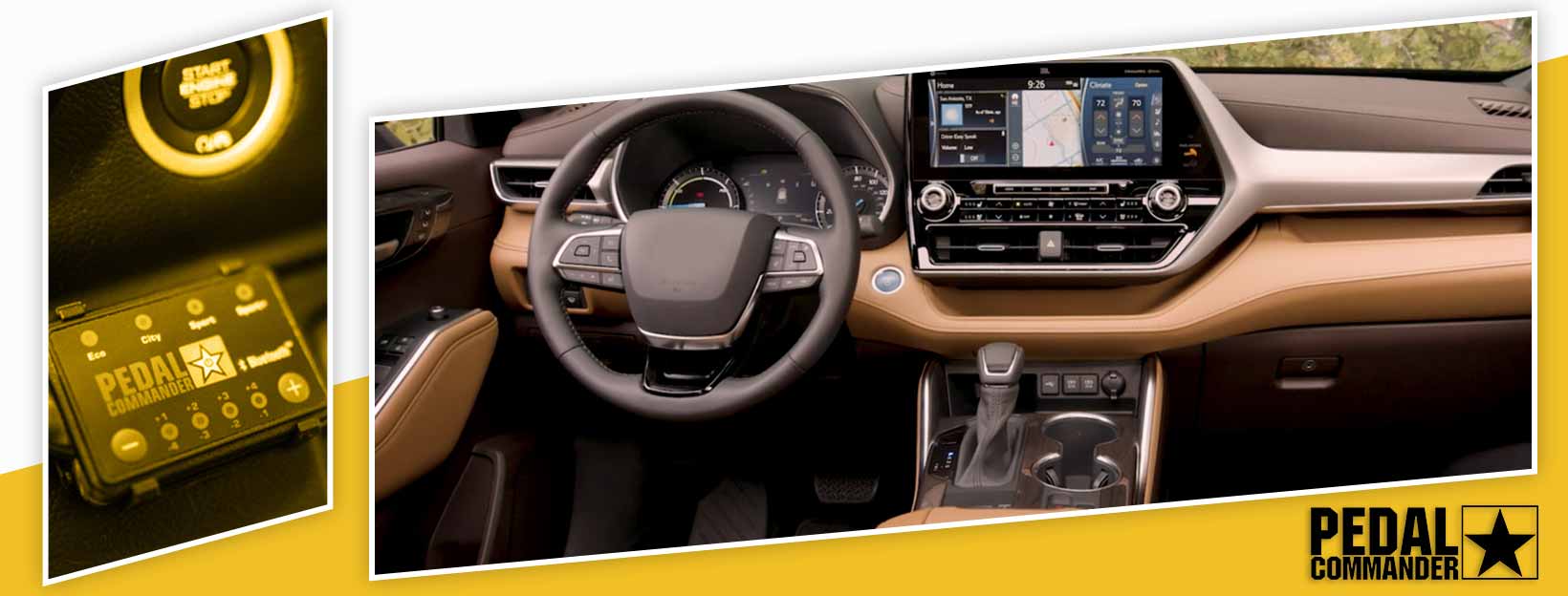 Pedal Commander for Toyota Highlander - interior