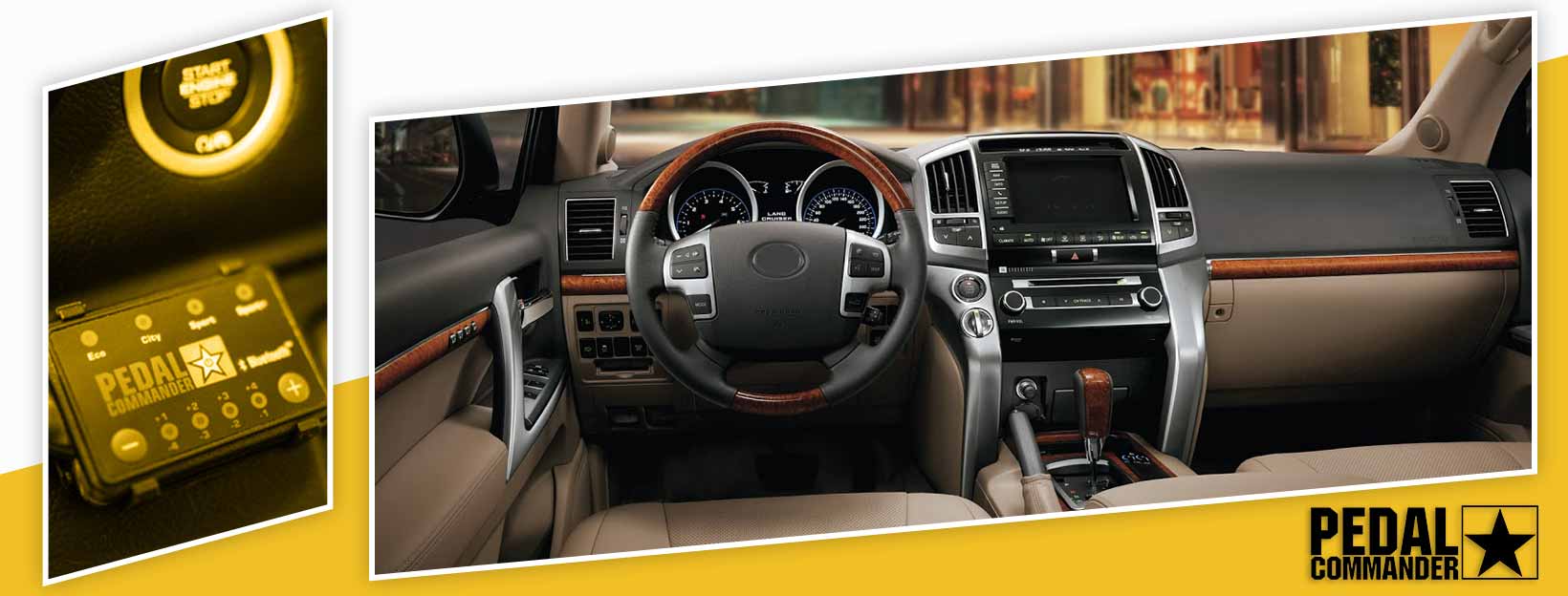 Pedal Commander for Toyota Land Cruiser - interior
