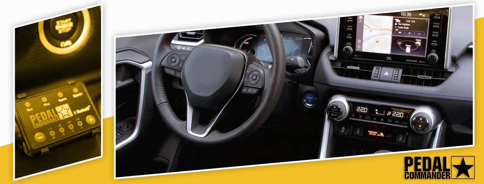 Pedal Commander for Toyota RAV4 - interior