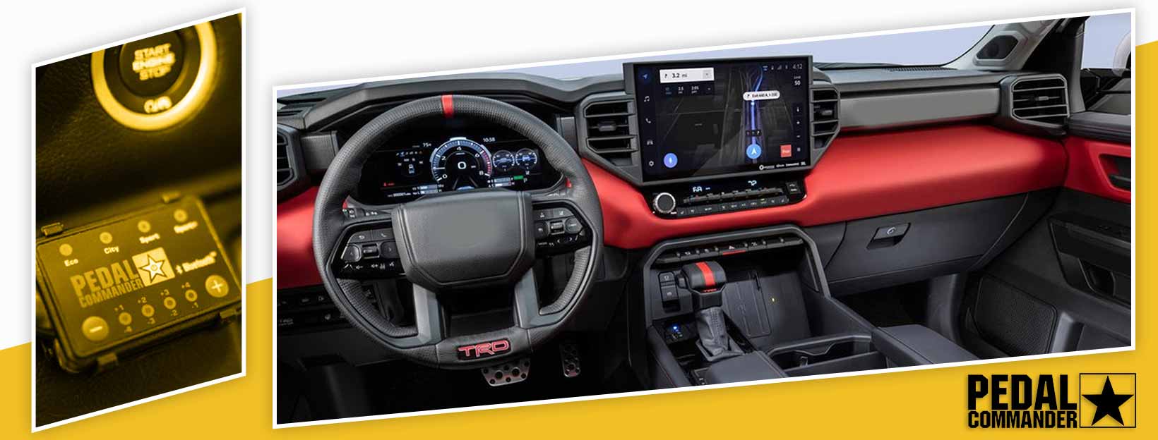 Pedal Commander for Toyota Tundra - interior