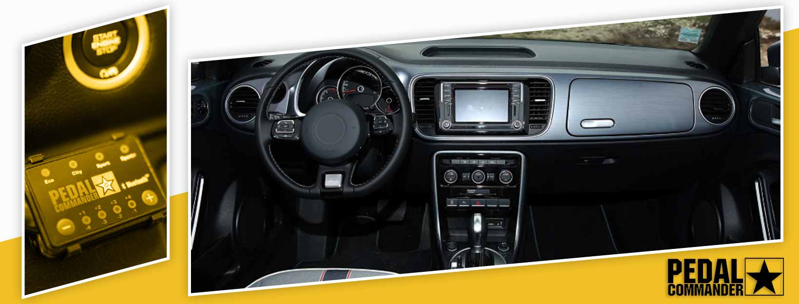 Pedal Commander for Volkswagen Beetle - interior