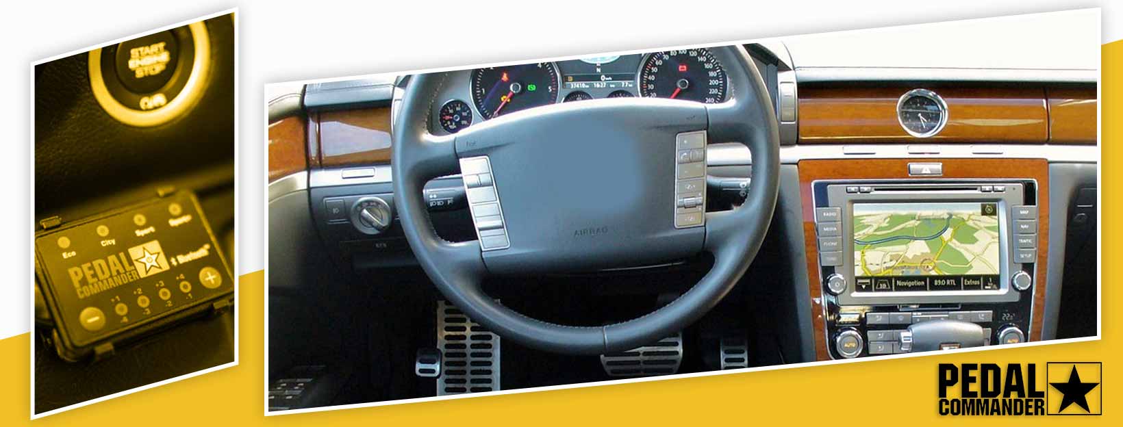 Pedal Commander for Volkswagen Phaeton - interior