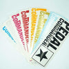 pedal stickers Pedal Commander® 6'' X 2'' Vinyl Decal Stickers