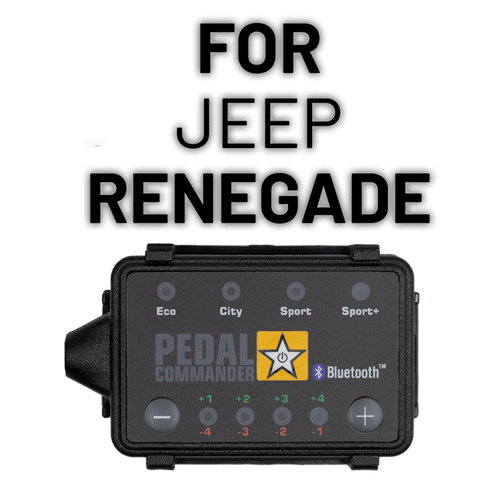 Solve your acceleration problems with Pedal Commander for Jeep Renegade